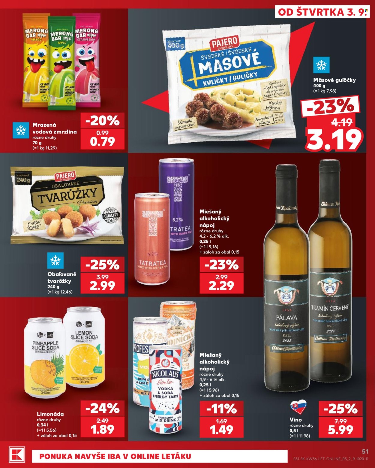 Leták Kaufland - 3.9.2026 - 3.9.2026. Strana 51