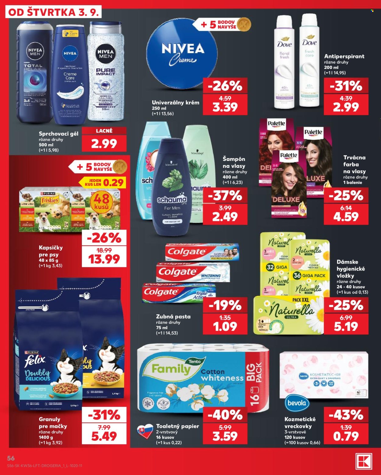 Leták Kaufland - 3.9.2026 - 3.9.2026. Strana 56