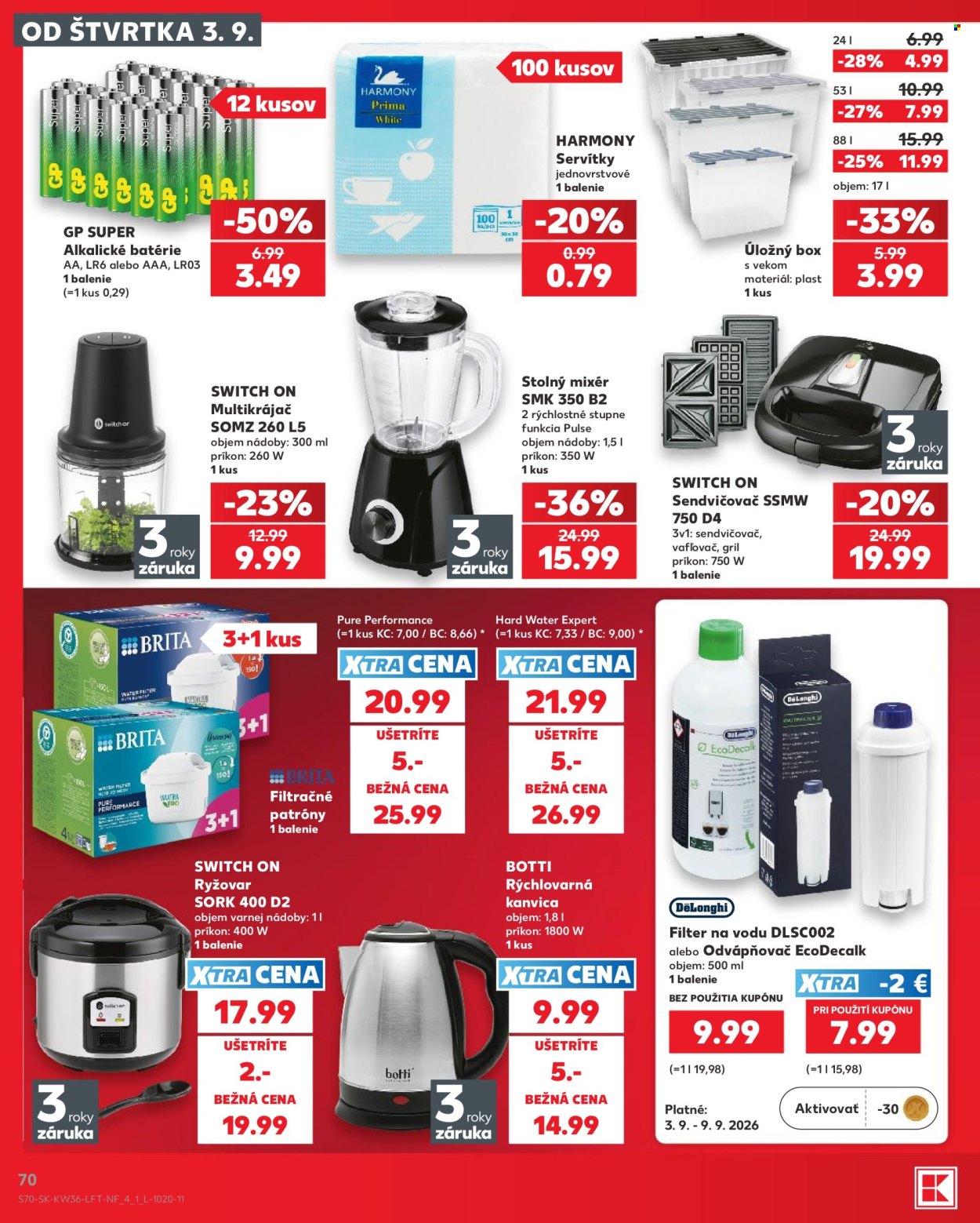 Leták Kaufland - 3.9.2026 - 3.9.2026. Strana 70
