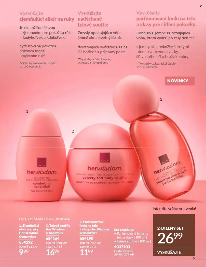 Leták Avon - 1.9.2026 - 30.9.2026. Strana 9