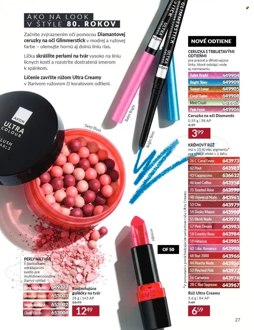 Leták Avon - 1.9.2026 - 30.9.2026. Strana 27