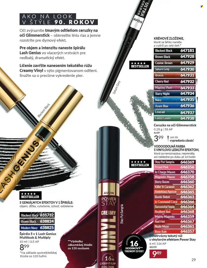 Leták Avon - 1.9.2026 - 30.9.2026. Strana 29