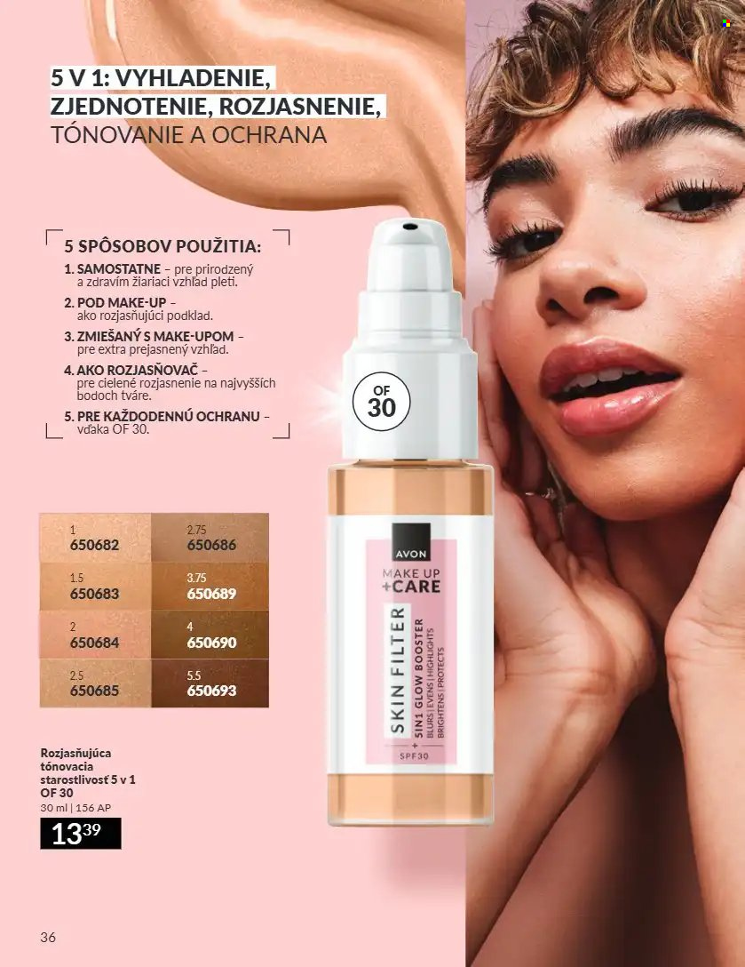 Leták Avon - 1.9.2026 - 30.9.2026. Strana 36