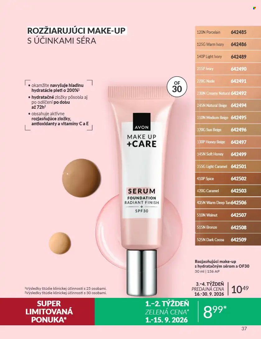 Leták Avon - 1.9.2026 - 30.9.2026. Strana 37