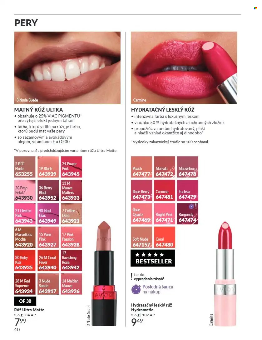Leták Avon - 1.9.2026 - 30.9.2026. Strana 40
