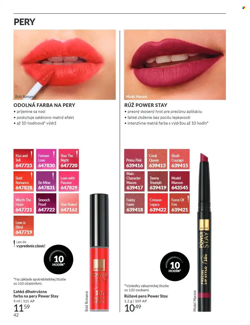 Leták Avon - 1.9.2026 - 30.9.2026. Strana 42