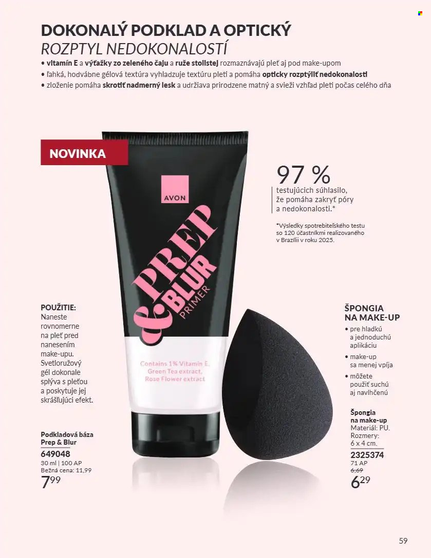 Leták Avon - 1.9.2026 - 30.9.2026. Strana 59