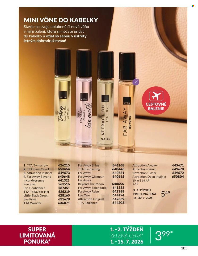 Leták Avon - 1.9.2026 - 30.9.2026. Strana 105