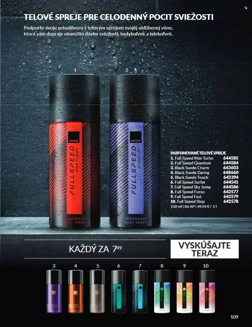Leták Avon - 1.9.2026 - 30.9.2026. Strana 109