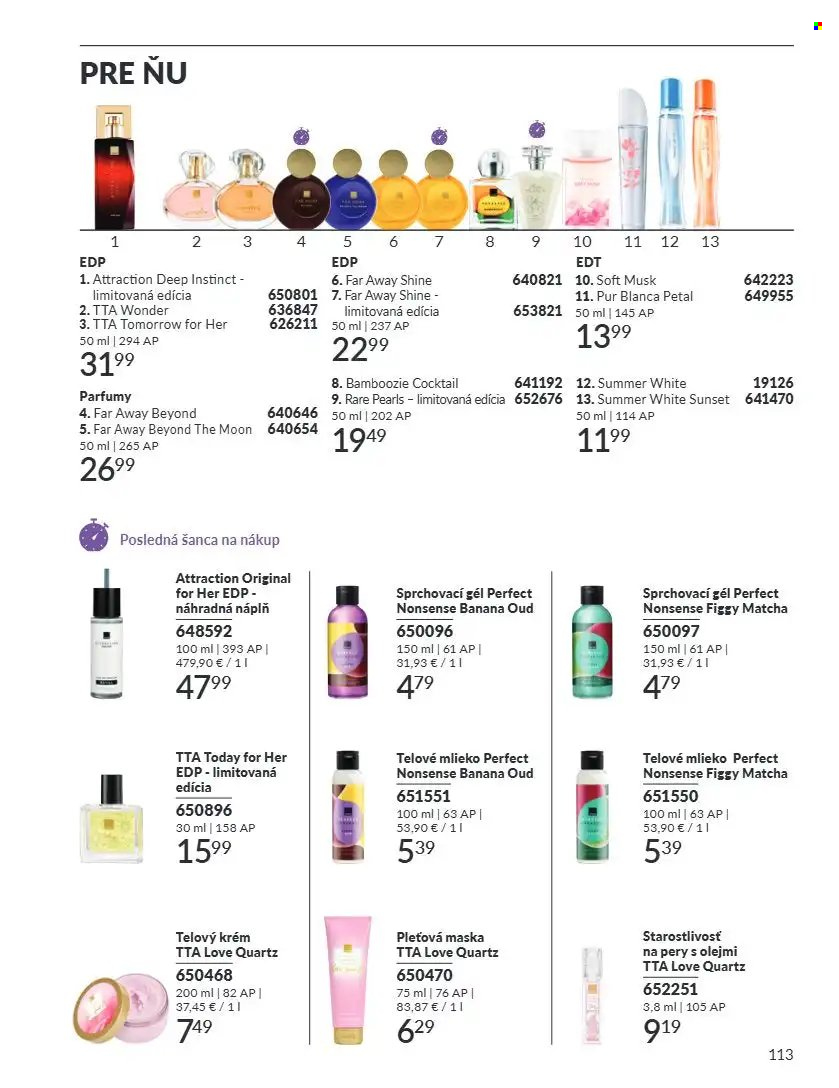 Leták Avon - 1.9.2026 - 30.9.2026. Strana 113