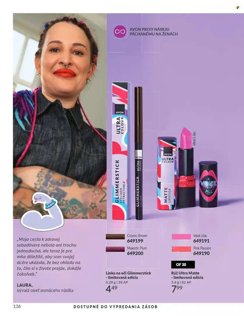Leták Avon - 1.9.2026 - 30.9.2026. Strana 136