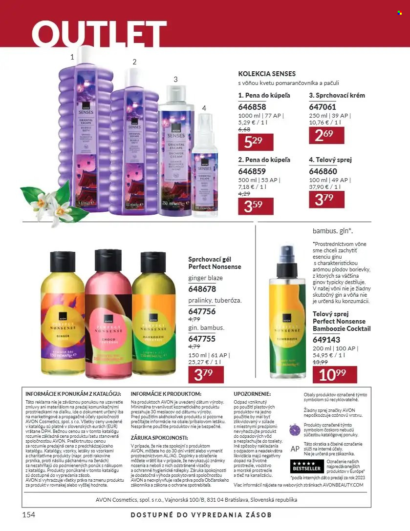 Leták Avon - 1.9.2026 - 30.9.2026. Strana 154