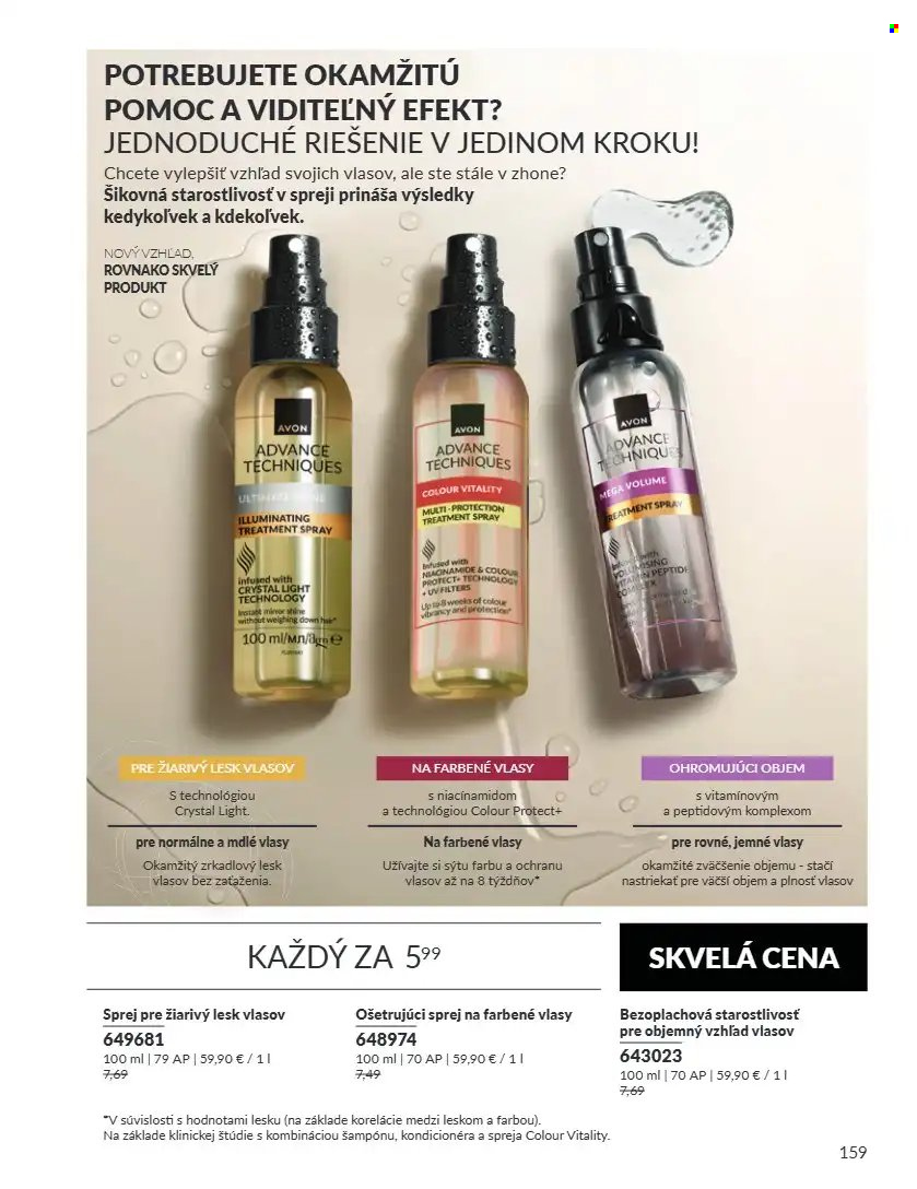 Leták Avon - 1.9.2026 - 30.9.2026. Strana 159