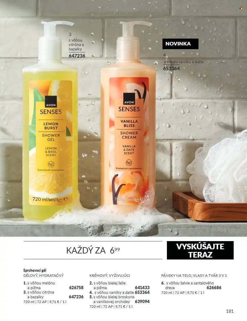 Leták Avon - 1.9.2026 - 30.9.2026. Strana 181