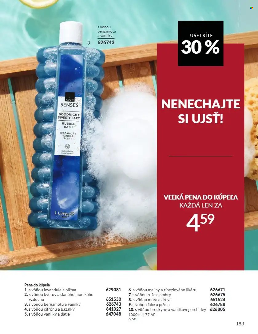 Leták Avon - 1.9.2026 - 30.9.2026. Strana 183