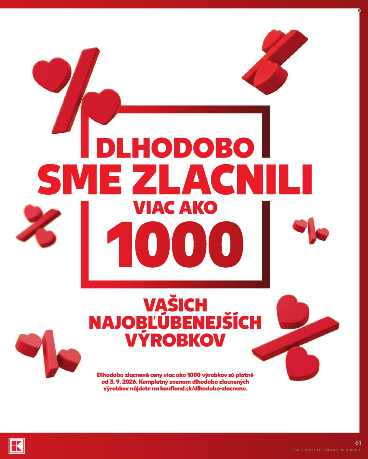 Leták Kaufland - 3.9.2026 - 9.9.2026. Strana 61