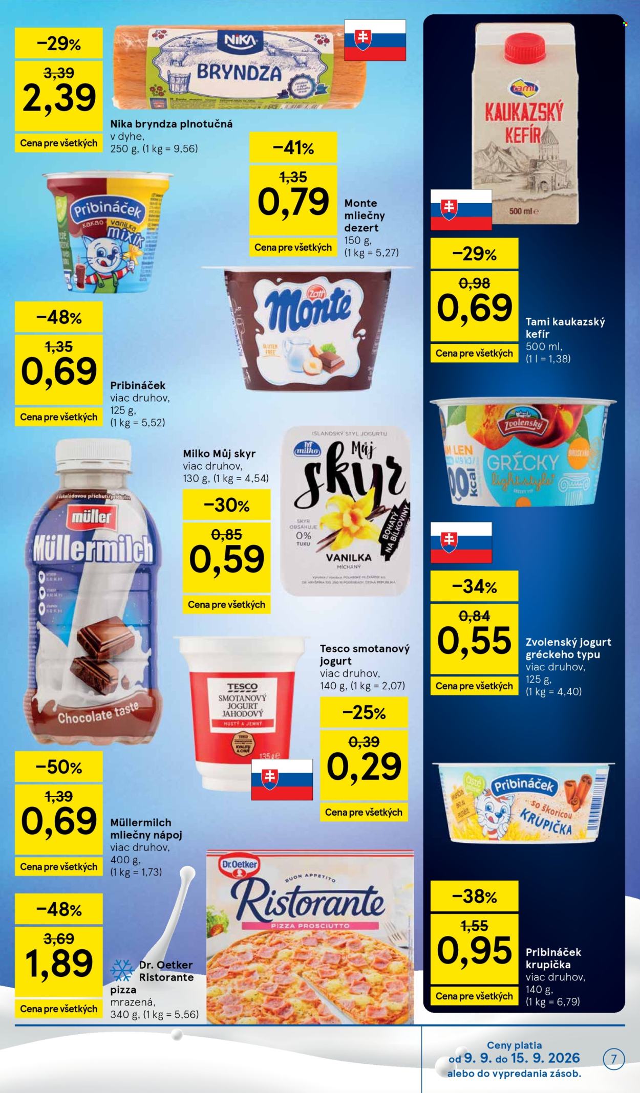Leták TESCO supermarket - 9.9.2026 - 15.9.2026. Strana 7