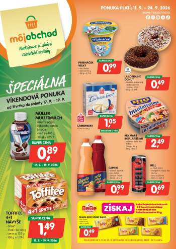 Leták Môj obchod - 11.9.2026 - 24.9.2026.