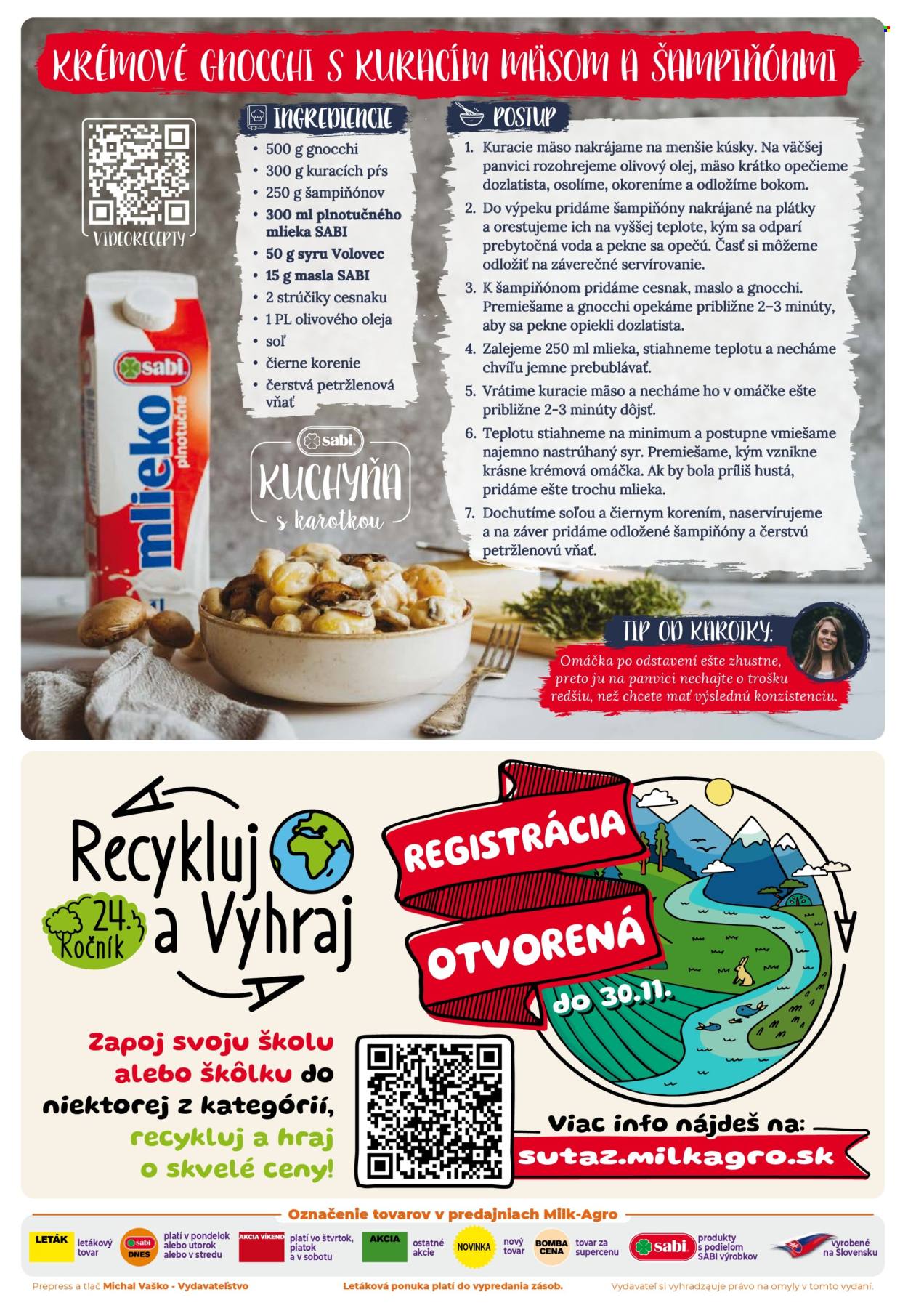 Leták Milk AGRO - 16.9.2026 - 22.9.2026. Strana 2