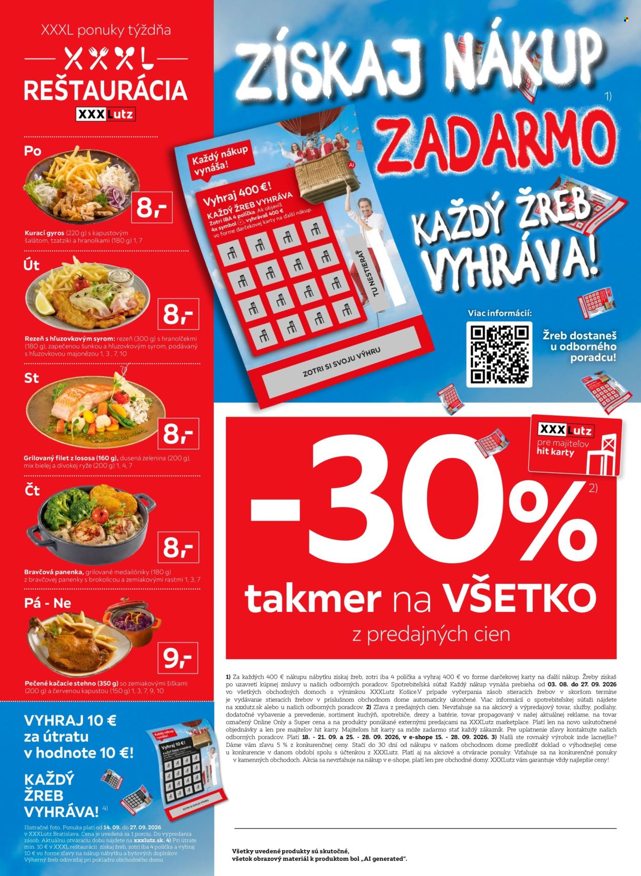 Leták XXXLutz - 14.9.2026 - 27.9.2026. Strana 2
