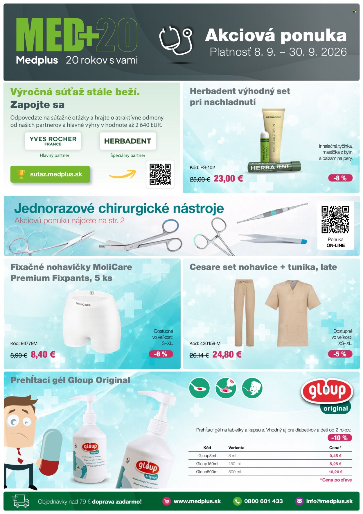 Leták Medplus - 8.9.2026 - 30.9.2026. Strana 1