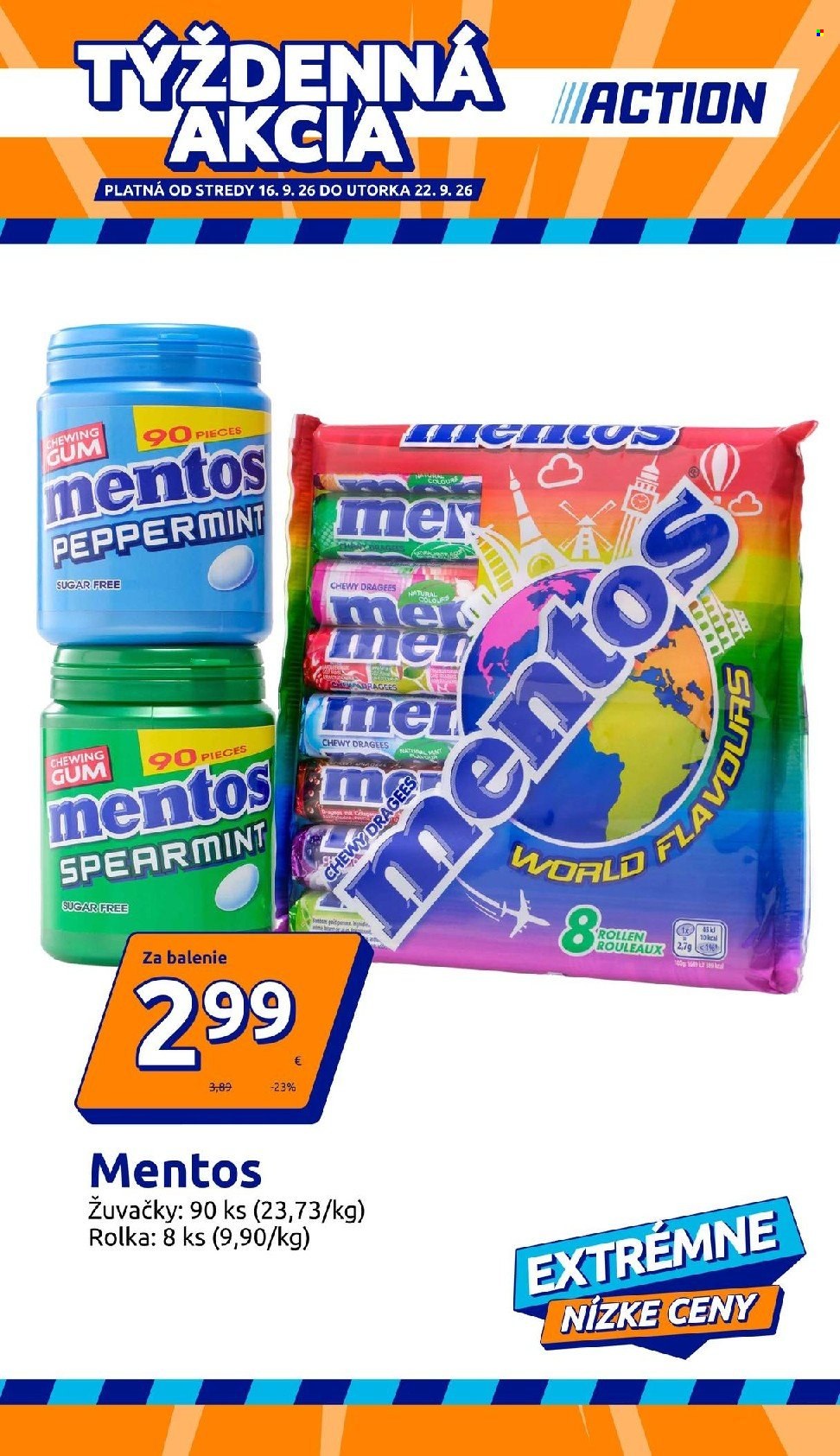 Leták Action - 16.9.2026 - 22.9.2026. Strana 1