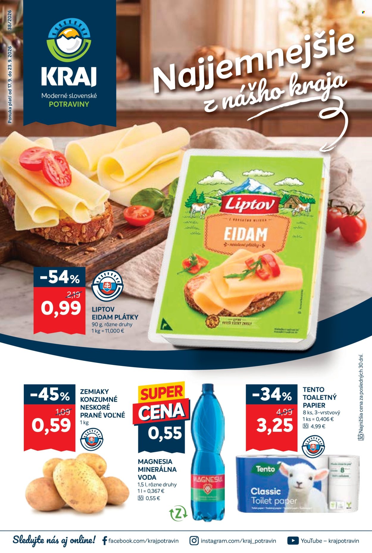 Leták Kraj - 17.9.2026 - 23.9.2026. Strana 1