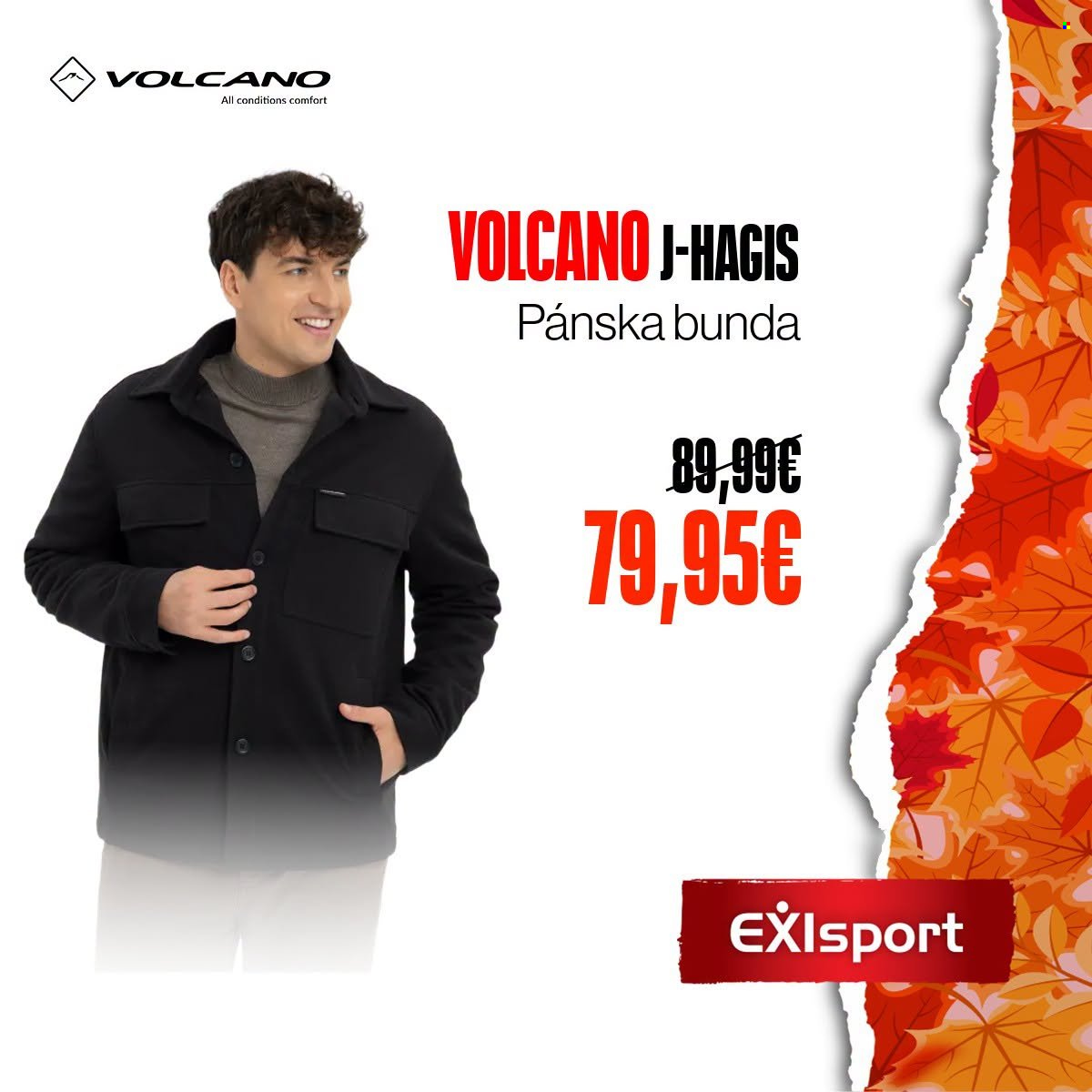 Leták Exisport. Strana 1