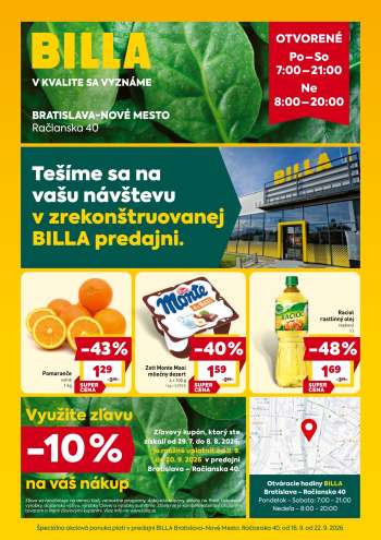 Leták Billa - 16.9.2026 - 22.9.2026.