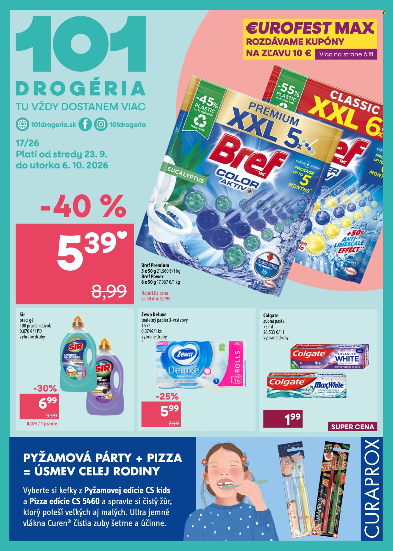 Leták 101 Drogerie - 23.9.2026 - 6.10.2026. Strana 1