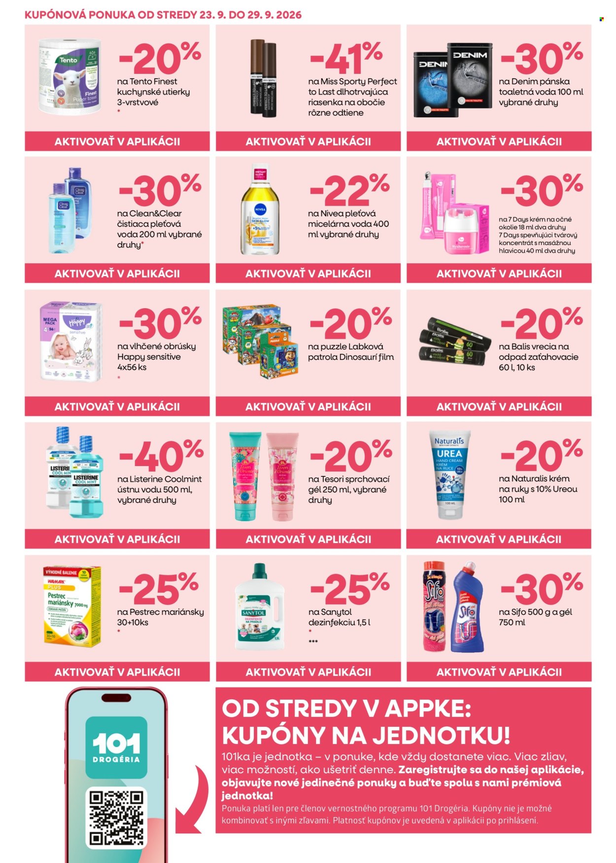 Leták 101 Drogerie - 23.9.2026 - 6.10.2026. Strana 6