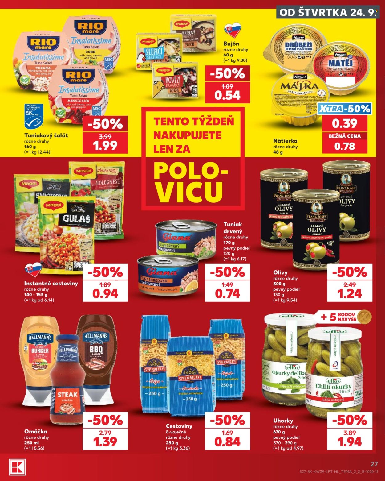 Leták Kaufland - 23.9.2026 - 23.9.2026. Strana 27