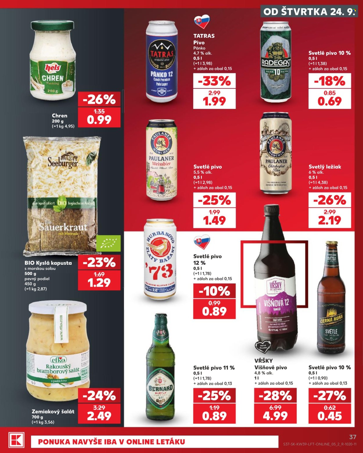 Leták Kaufland - 23.9.2026 - 23.9.2026. Strana 37