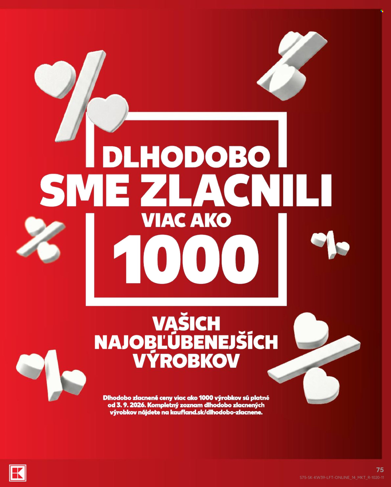 Leták Kaufland - 23.9.2026 - 23.9.2026. Strana 75