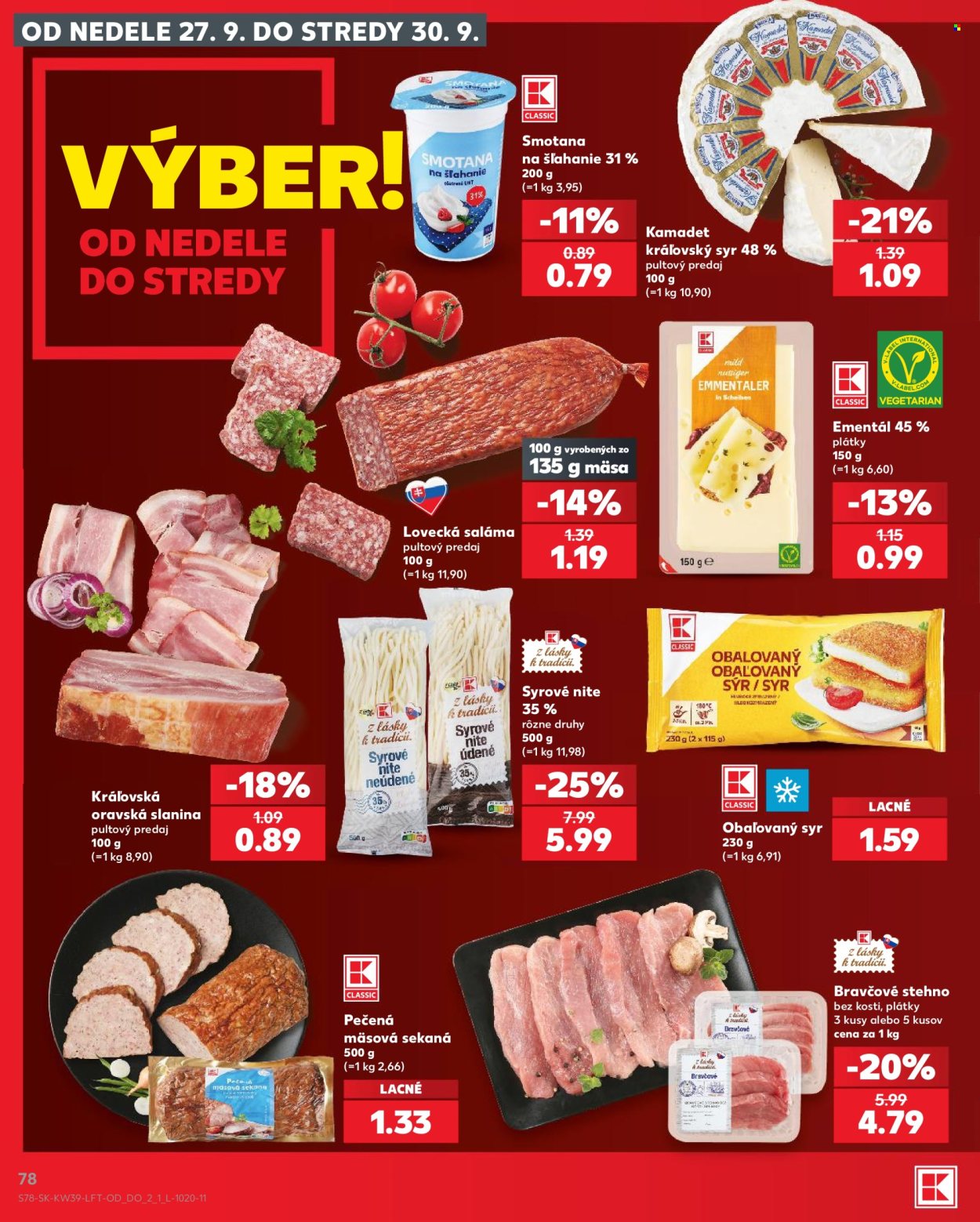 Leták Kaufland - 23.9.2026 - 23.9.2026. Strana 78