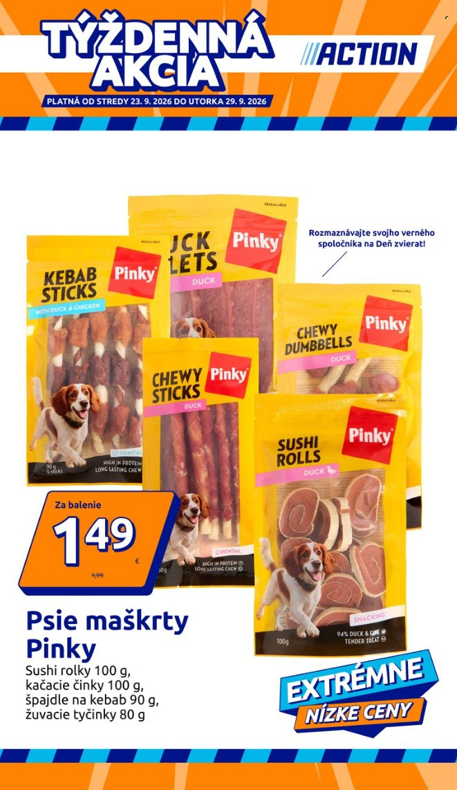 Leták Action - 23.9.2026 - 29.9.2026. Strana 1