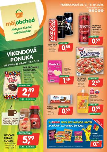 Leták Môj obchod - 25.9.2026 - 8.10.2026.