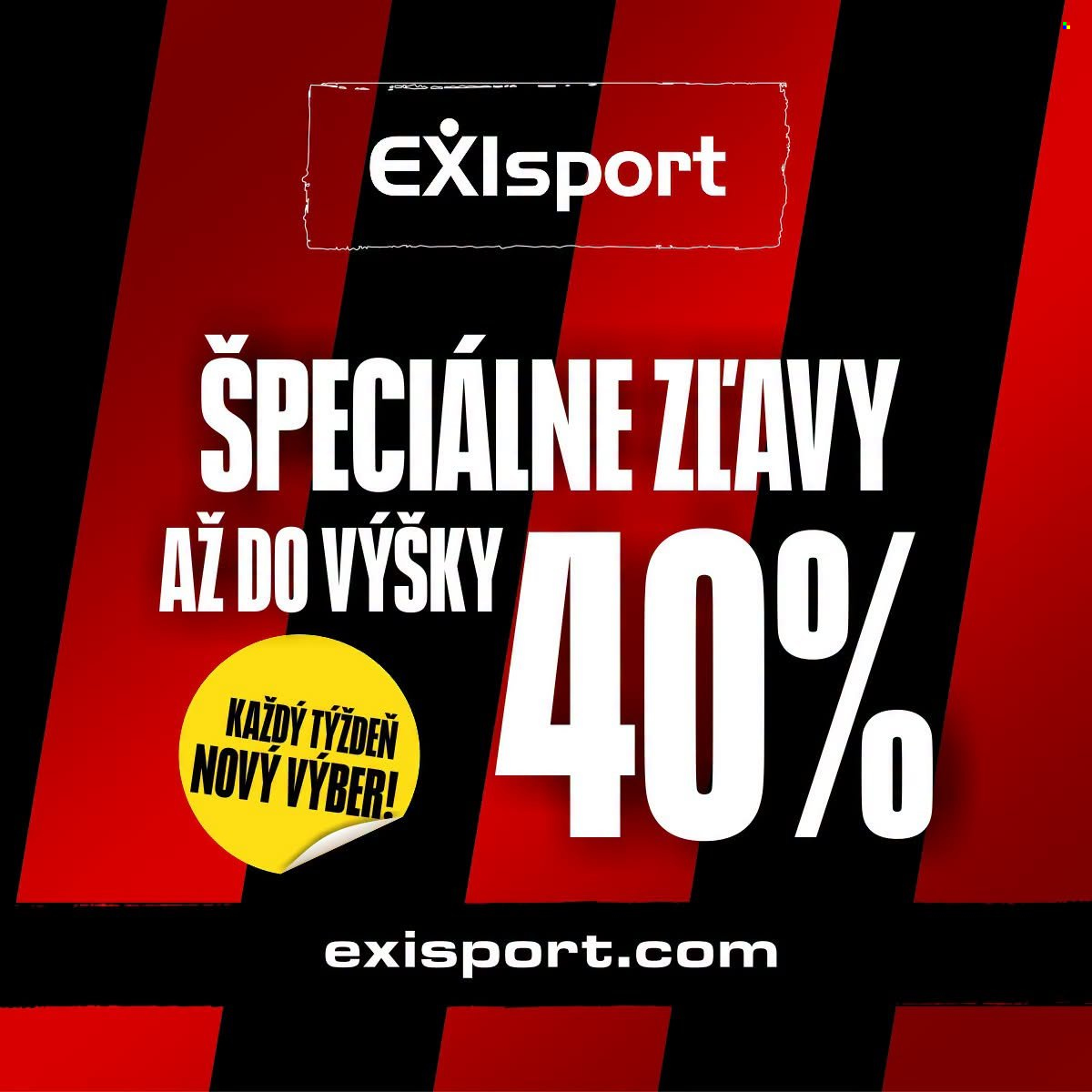 Leták Exisport. Strana 6