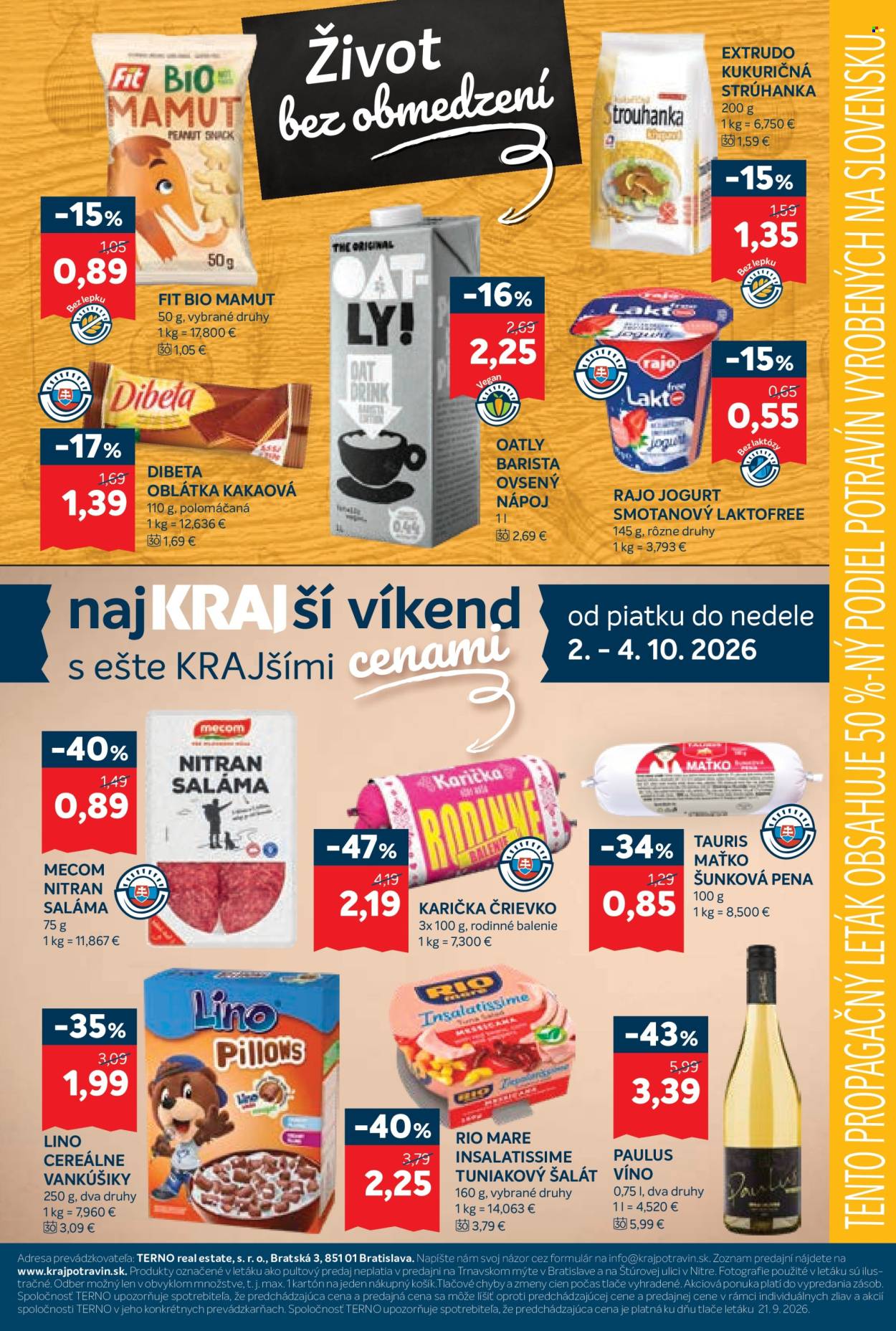 Leták Kraj - 1.10.2026 - 7.10.2026. Strana 18