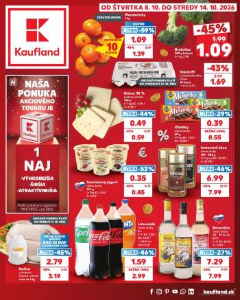 Leták Kaufland - 8.10.2026 - 14.10.2026.