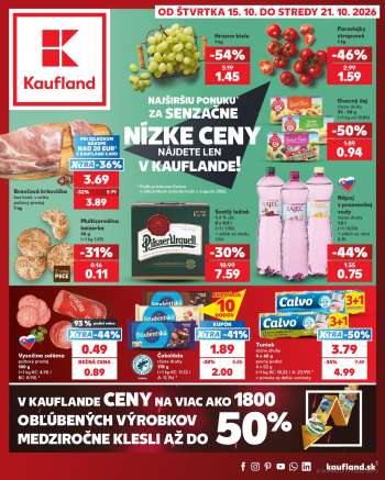 Leták Kaufland - 15.10.2026 - 21.10.2026.