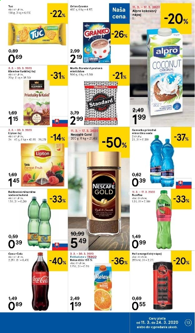 Leták TESCO hypermarket - 11.3.2020 - 17.3.2020. Strana 13