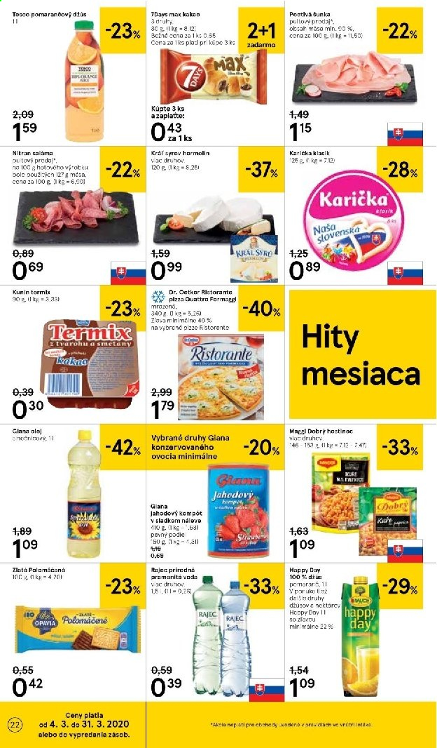 Leták TESCO hypermarket - 11.3.2020 - 17.3.2020. Strana 22