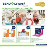 Leták BENU Lekáreň - 1.1.2021 - 31.1.2021.