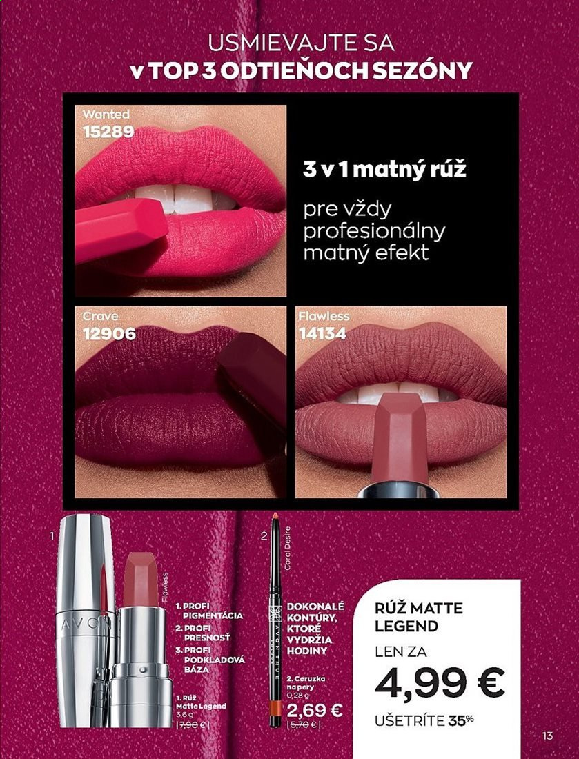 Leták Avon - 1.1.2021 - 31.1.2021. Strana 13