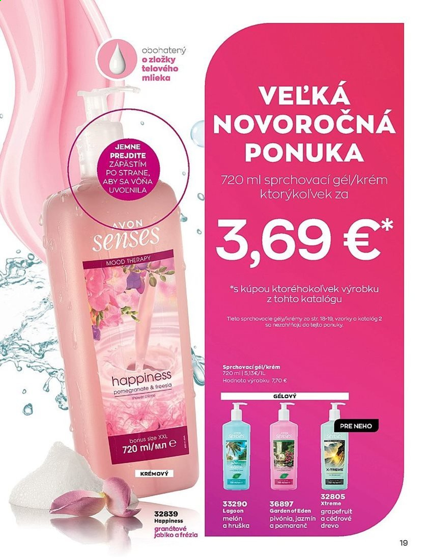 Leták Avon - 1.1.2021 - 31.1.2021. Strana 19