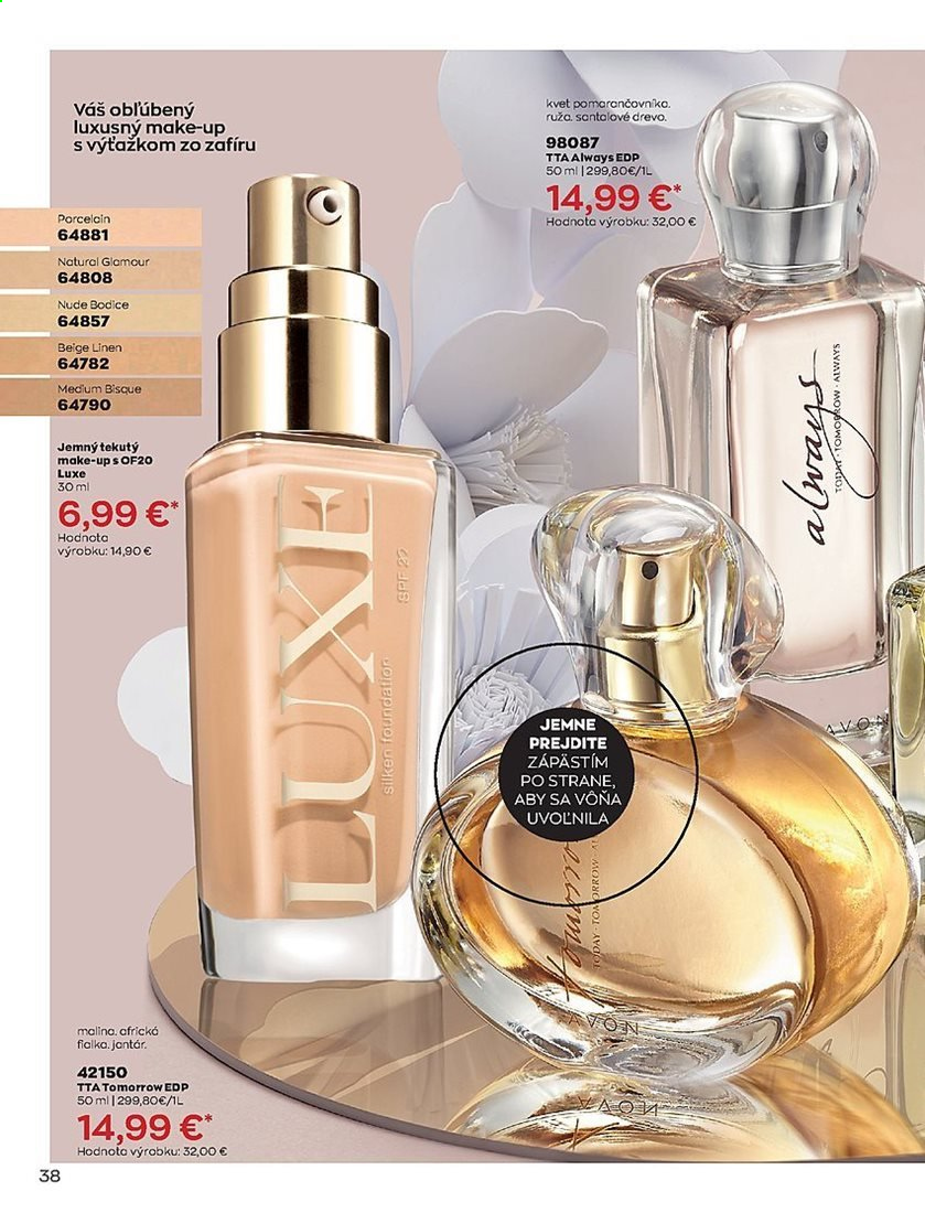 Leták Avon - 1.1.2021 - 31.1.2021. Strana 38