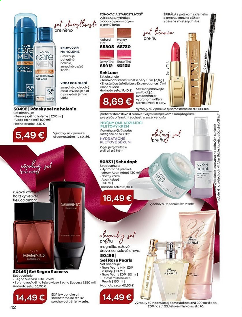 Leták Avon - 1.1.2021 - 31.1.2021. Strana 42