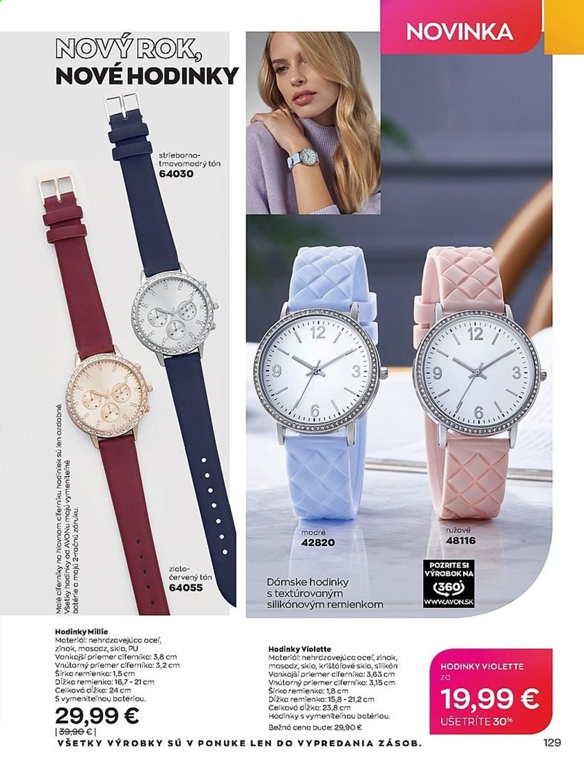 Leták Avon - 1.1.2021 - 31.1.2021. Strana 129