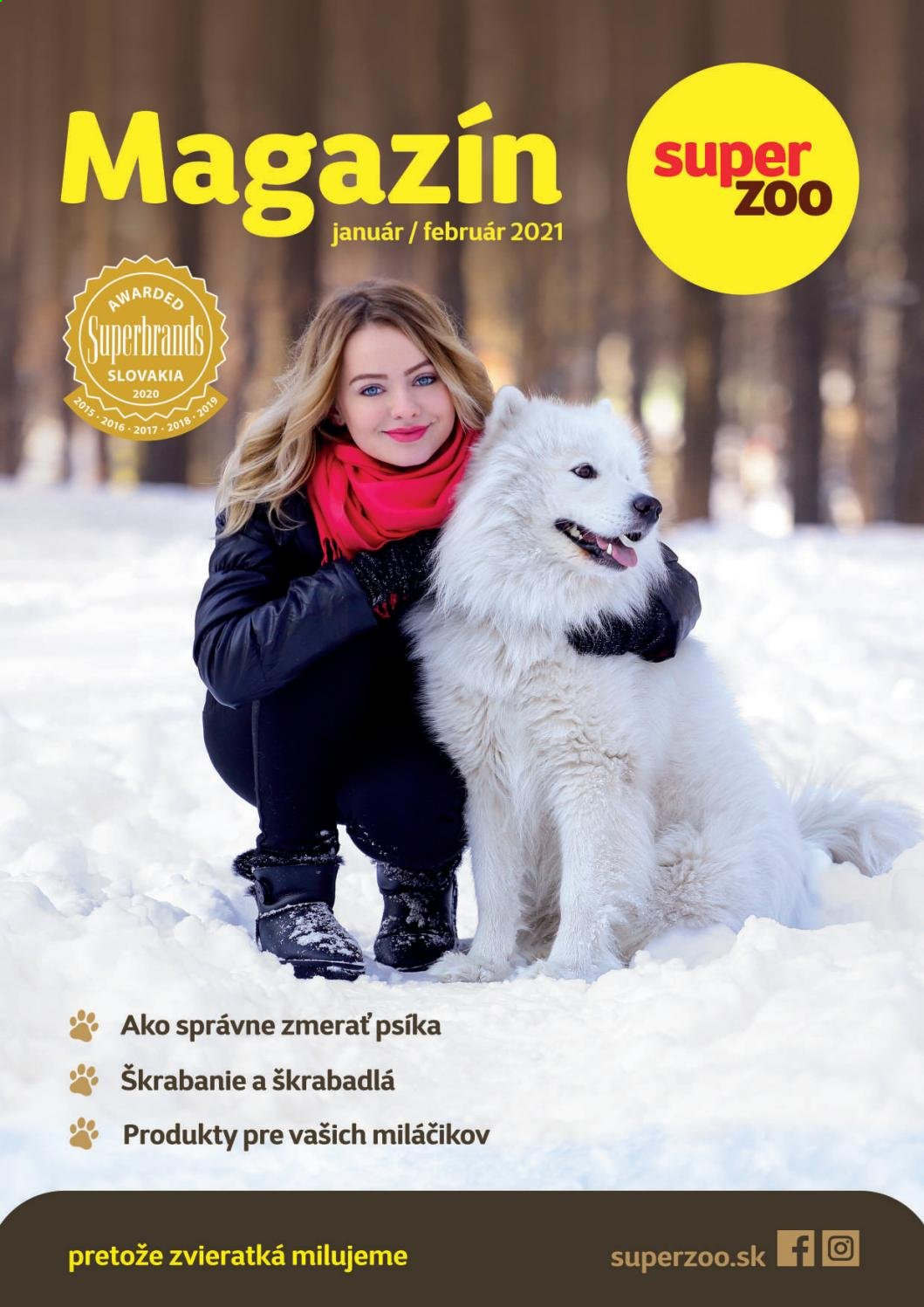 Leták SUPER ZOO - 1.1.2021 - 28.2.2021. Strana 1